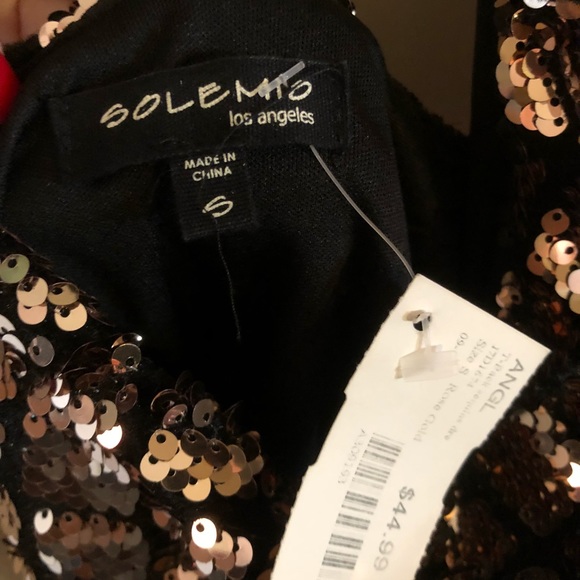 Solemis LA gold sequin mini dress never worn - Picture 5 of 5